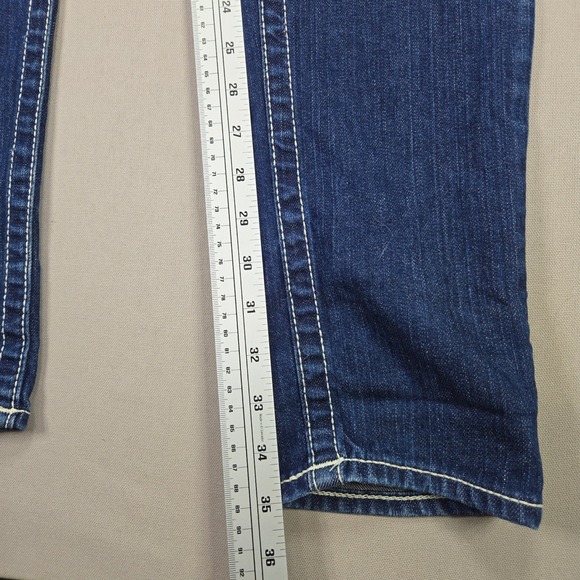 True Religion Stella Skinny Jeans Women Blue Denim Button Fly RN 112790 CA 30427 - Picture 12 of 13